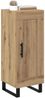 Sideboard, Kommode Artisan-Eiche 34,5 x 34 x 90 cm Verbundholz und Eisen j998p Bild 3