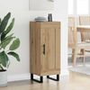 Sideboard, Kommode Artisan-Eiche 34,5 x 34 x 90 cm Verbundholz und Eisen j998p Bild 4