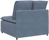 vidaXL Modulares Sofa Mittelmodul mit Kissen Blau 100 cm 4104440 Bild 5