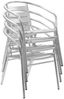 vidaXL 5-tlg. Garten-Essgruppe Aluminium Silbern 48720 Bild 3