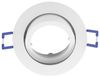 LED Einbaurahmen Einbaustrahler Fassung schwenkbar Rund Aluminium MR16 Weiß Bild 3
