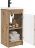 vidaXL Badezimmerschrank mit Waschbecken Artisan-Eiche 890003 Bild 3