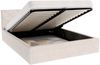 thematys Polsterbett Stauraumbett mit Velours 90x200, 120x200, 140x200, 160x200, 180x200cm (MADE IN EU - mit hochwertigem Velours Bezug, Bettrahmen, Bett, Optional mit Matratze bestellbar, mit großen gepolsterten Kopfteil, mit Bettkasten zum aufklappen... Bild 3