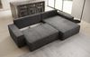 Luxusbetten24 Schlafsofa Designer Sofa Lunaro in Cord, mit Stauraum und Schlaffunktion Bild 3