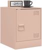 vidaXL Nachttische 2 Stk. Rosa 34,5x39x44 cm Stahl 841610 Bild 3