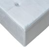 Faltbare Sitzbank Aufbewahrungsbox 3-Sitzer Truhe Sitztruhe Truhenbank Hellgrau Bild 3