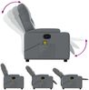 vidaXL Massagesessel Relaxsessel Grau Kunstleder 3206086 Bild 5