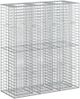 vidaXL Gabionen Hochbeet 2 pcs Silber 130 x 50 x 150 cm 3422233 Bild 2