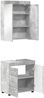 vidaXL Badezimmermöbel-Set TULUM 2 pcs Beton Grau 60 x 34 x 63 cm 3398017 Bild 5