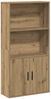 vidaXL Bücherregal Artisan-Eiche 60x24x120 cm Holzwerkstoff 860426 Bild 2