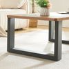 Tischgestell 2er Set Makers Stahl 40x64 cm Schwarz [en. casa] Bild 2