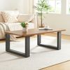 Tischgestell 2er Set Makers Stahl 40x64 cm Schwarz [en. casa] Bild 3