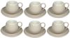 Schäfer Mokkaservice 12-teiliges Mokka-Set – 90 ml Tassen und runde Unterteller Taupe Bild 2