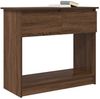 vidaXL Konsolentisch mit Schubladen Braun Eiche-Optik 85,5x38,5x74,5cm 861397 Bild 4