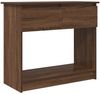 vidaXL Konsolentisch mit Schubladen Braun Eiche-Optik 85,5x38,5x74,5cm 861397 Bild 2