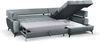 Mirjan24 'Nosecone' Ecksofa, Webstoff, 90 x 188 x 267 cm, Grau, Links Bild 3