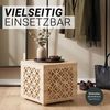 Hocker Beistelltisch, Holz Braun Natur, 38x40 cm Bild 5