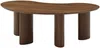 Vente-unique - CALYNOR Couchtisch Holz, Platte Braun - B 70 cm x H 40 cm x L 120 cm Bild 4