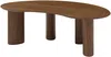 Vente-unique - CALYNOR Couchtisch Holz, Platte Braun - B 70 cm x H 40 cm x L 120 cm Bild 3