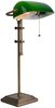 LED Bankerlampe Tischlampe, grün, messing, höhenverstellbar, H 56 cm Bild 4