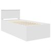vidaXL Bettrahmen mit Kopfteil Weiß 75 x 190 cm Holzwerkstoff 3408627 Bild 4