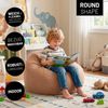 Lumaland Comfort Line Sitzsack Indoor, EPS Perlen Füllung, M, Braun, 50 x 70 x 80 cm, 120 l Bild 2