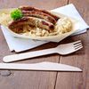 Einwegbesteck - Gabeln Holz 100 Stück Bild 2
