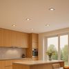 4er Set LED Einbauleuchte, ALU, dimmbar, eckig, IP44, L 8 cm Bild 4