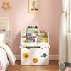 Calicosy Regal für Kinder mit Bücherregal - H70 cm - Weiß Bild 2