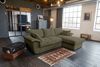KAWOLA Sofa DAMETO Ecksofa Bettsofa Schlafsofa mit Stauraum Cord olivgrün Recamiere rechts 77 x 174 x 266 cm Bild 4