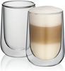 kela Trinkglas-Set LATTE MACCHIATO DH 8x12 cm weiß Bild 2