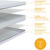 BeCo Mona Basic mit Gratis Kissen Größe 160 x 200 cm Härtegrad H3 (80 kg - 120 kg) Bild 4