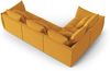 Micadoni Ecksofa Bloom 4-Sitzer Links Samt Gelb Bild 3