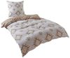 TRAUMSCHLAF Bettwäsche München beige, Mikrofaser, 2 teilig Bild 4