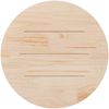 vidaXL Tischplatte Rund Weiß Ø80x3 cm Massivholz Kiefer 833671 Bild 5