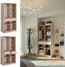 Kleiderschrank Elmo Sonoma 100 x 200 cm mit 2 Schubladen Vicco Bild 2