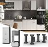 Mikrowellenschrank Fame-Line Weiß Landhaus 60 cm Vicco Bild 2