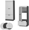 Mikrowellenschrank Fame-Line Weiß Landhaus 60 cm Vicco Bild 5