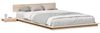 vidaXL Bettgestell Braun 135 x 190 cm Holz 872407 Bild 2
