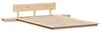 vidaXL Bettgestell Braun 135 x 190 cm Holz 872407 Bild 4