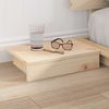 vidaXL Bettgestell Braun 135 x 190 cm Holz 872407 Bild 3