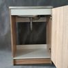 STAMAR Spülenschrank Küchenschrank 60cm Sonoma Spüle Abtropf Armatur Chrom Set Kompakt Standschrank Siphon Geschirrspüler Komplett Montagefertig Set Bild 4
