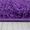 Vimoda Hochflor-Teppich Prime Shaggy Hochflor Lila Langflor Teppich Einfarbig Modern, Rechteckig, Höhe: 30 mm, Läufer Hochflor in Lila Bild 4