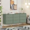 UEV Kommode modern Sideboard schmal Mehrzweckschrank für Kleidung Dokumente (Packung) Bild 2