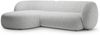Micadoni Ecksofa Kate 3-Sitzer Links Strukturierter Stoff Hellgrau Melange Bild 2