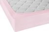 Biberna Jersey-Spannbetttuch, 100 % Baumwolle, Rose, 1x 180x200 cm - 200x200 cm Bild 4