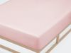 Biberna Jersey-Spannbetttuch, 100 % Baumwolle, Rose, 1x 180x200 cm - 200x200 cm Bild 3