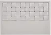 Vente-unique - JENNA Bettkopfteil und Bettbrücke SamtStoff Beige - B 7 cm x H 110 cm x L 160 cm Bild 2