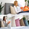 sleepling Keilkissen, Seitentasche, Multifunktional, perfekt zum Lesen und Fernsehen Bild 2