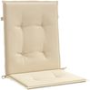 vidaXL Gartenstuhlauflagen für Niedriglehner 6 Stk. Beige 100x50x3 cm 314134 Bild 5